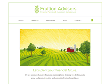 Tablet Screenshot of fruitionadvisors.com